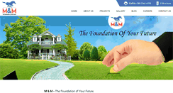Desktop Screenshot of mandmbangalore.com